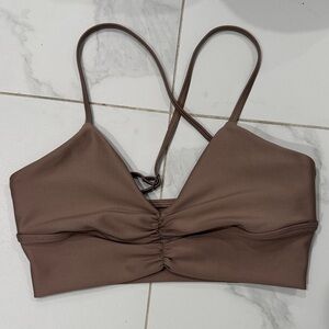 Alo Yoga Brown Strappy sports bra